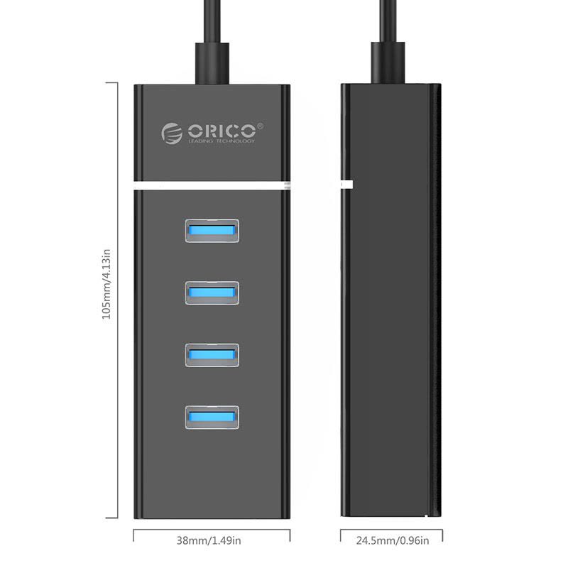 ORICO USB分线器3.0一拖四电脑笔记本高速扩展HUB多功能集线器图片