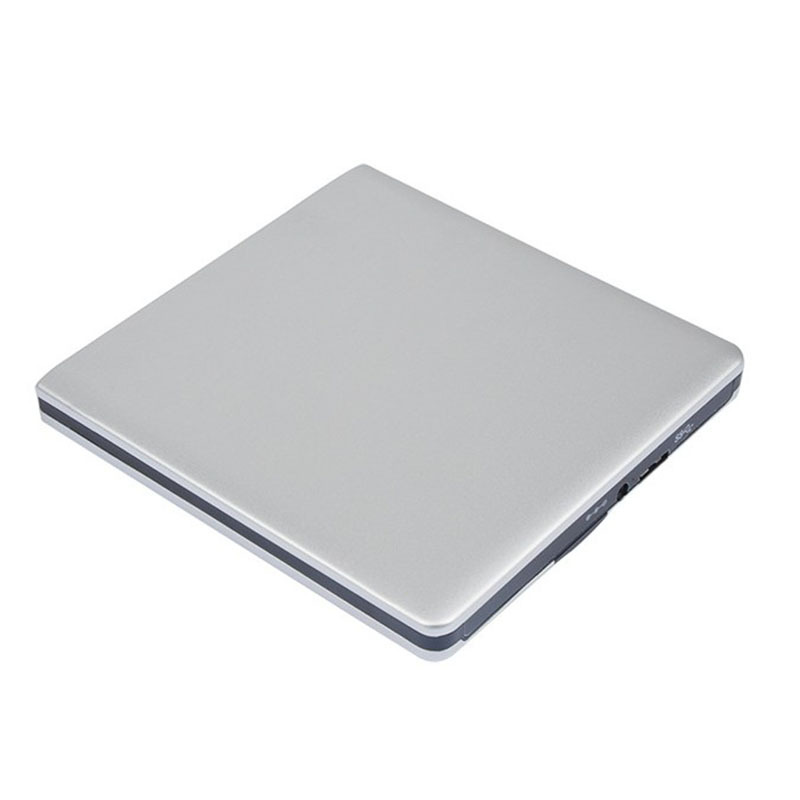 STW 外置DVD光驱 CD刻录机USB3.0 移动外接 台式笔记本一体机光驱 兼容苹果/联想/戴尔 铝合金外壳 黑色