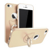 STW iPhoneSE指环支架手机壳磨砂超薄创意新款防摔硬全包5S保护套
