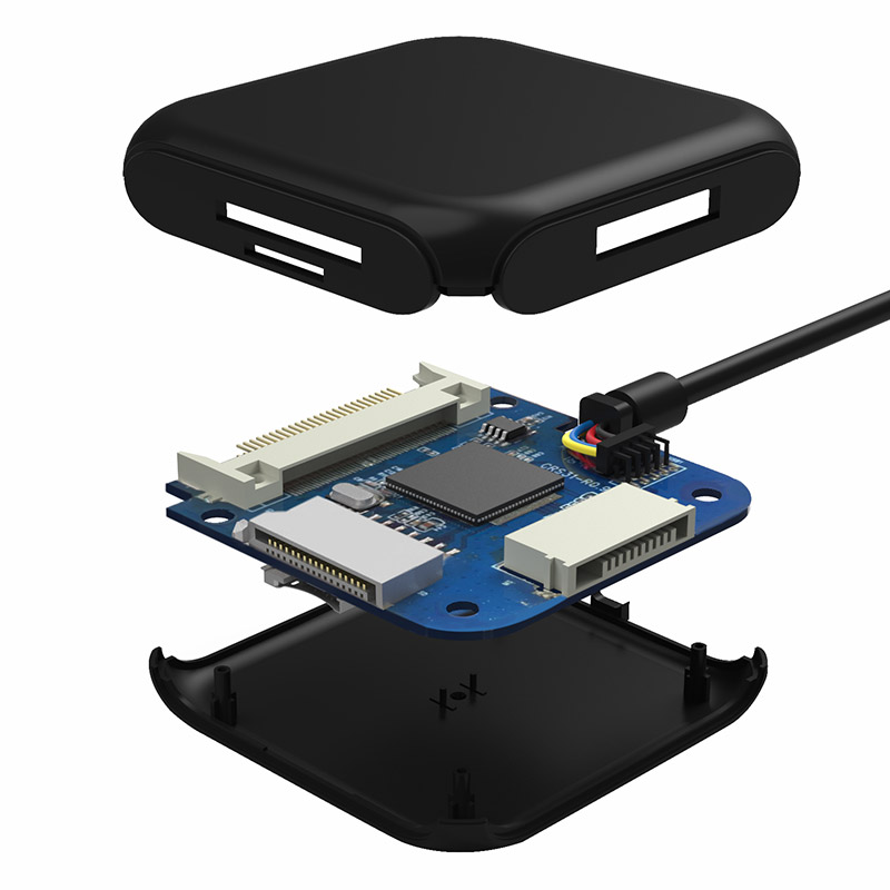 ORICO USB3.0高速读卡器多功能SD/TF/MS/CF多合一手机相机读卡器