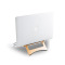 STW Macbook苹果笔记本支架铝合金pro电脑散热架底座颈椎便捷折叠桌面 银色