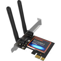 COMFAST 式机电脑内置无线网卡300Mbps PCI-E电脑主机WIFI接收器2.4G游戏网卡AP高增益外置双天线
