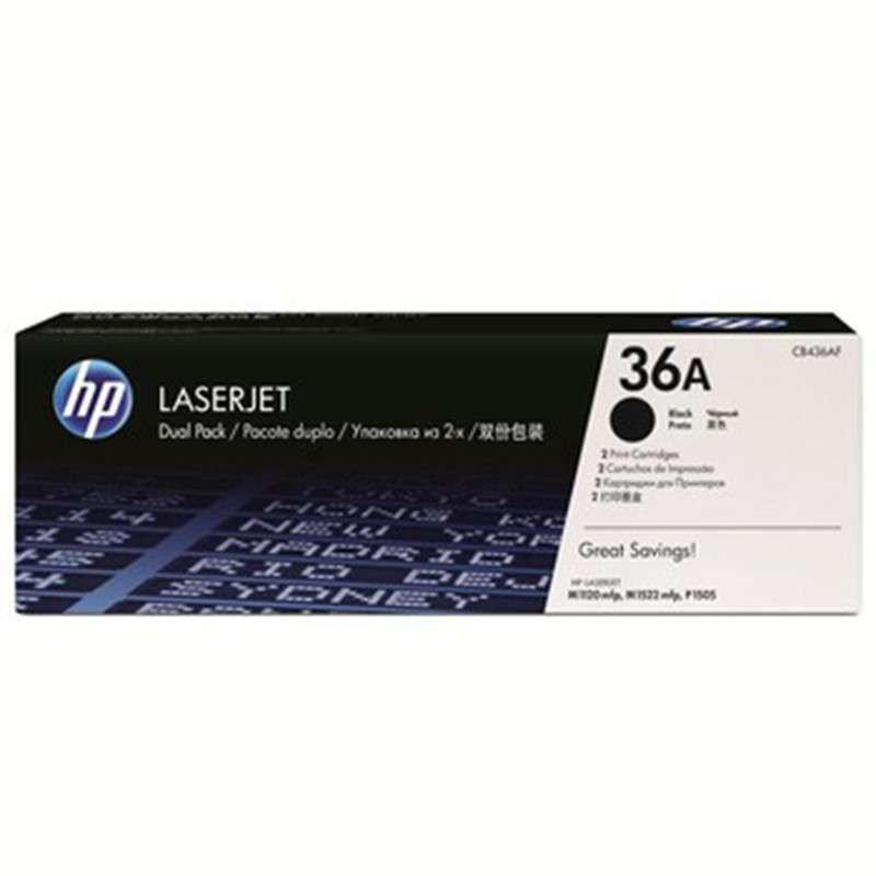 惠普(HP)LaserJet CB436AF 双包硒鼓套装(适用M1120 M1522nf P1505 P1505N)