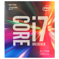预定 英特尔（Intel）酷睿四核I7-7700k 盒装CPU处理器