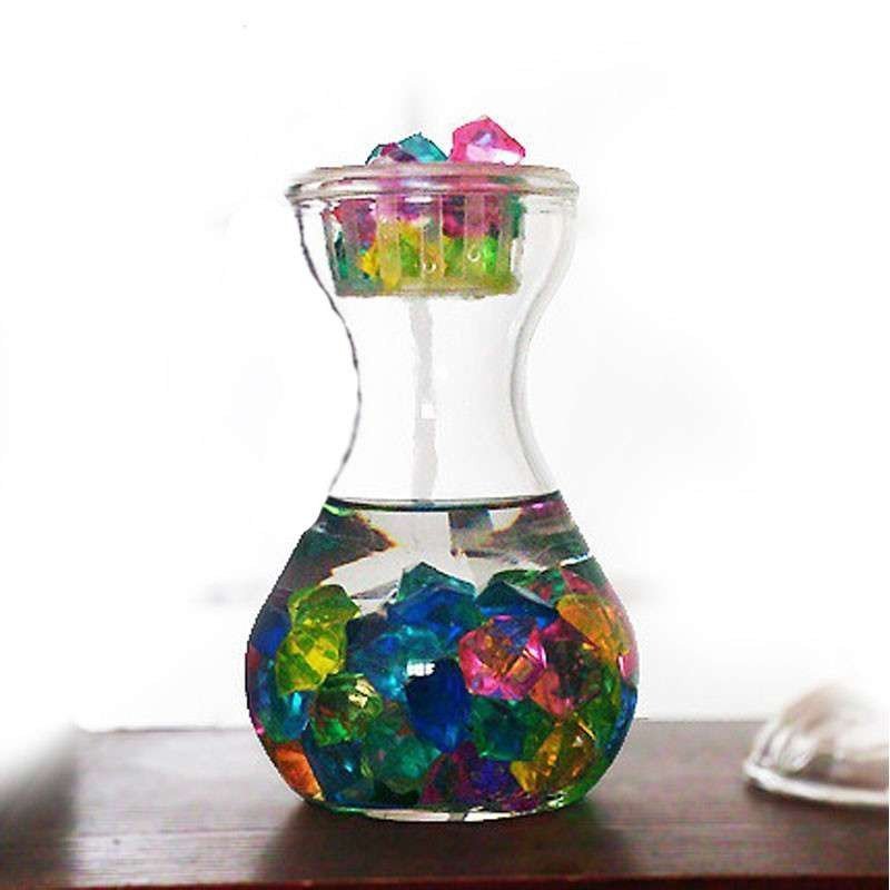 津沽园艺 园艺用品 风信子水培瓶 水培植物瓶 玻璃材质 透明 简约 桌面 窗台 茶几花盆容器 1个