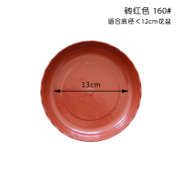津沽园艺 花边红托盘 160mm 1个