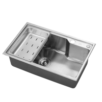 箭牌（ARROW） 箭牌卫浴厨房水槽反向双槽加厚304不锈钢洗菜盆旗舰双槽