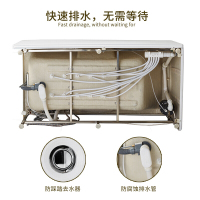 箭牌（ARROW）箭牌卫浴亚克力防滑独立按摩浴缸普通家用浴池成人1.4-1.6米 双裙边