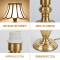 欧普照明台灯卧室床头灯欧式创意温馨复古简约现代装饰全铜灯具