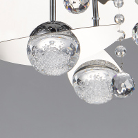 欧普照明水晶灯圆形led吸顶灯客厅灯具简约现代卧室温馨创意房间