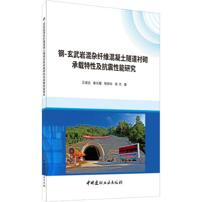 钢-玄武岩混杂纤维混凝土隧道衬砌承载特性及抗震性能研究 王道远 等 著 专业科技 文轩网