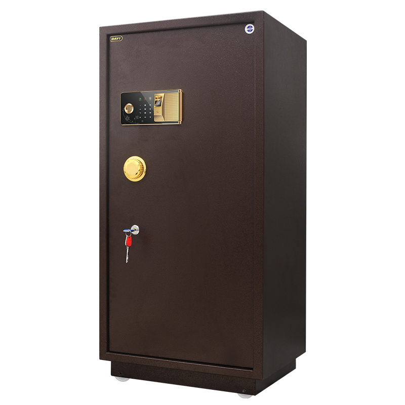 大一保险柜大型电子指纹办公保险箱 家用入墙保管柜 1.2米单面指纹古铜保管柜