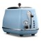 德龙(DeLonghi) CTO2003（海洋蓝）家用复古系列多士炉 全自动烤面包机 早餐烤吐司机 配防尘盖 2片式