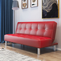择木宜居 皮艺多功能折叠沙发 简约休闲沙发床 大号规格175cm