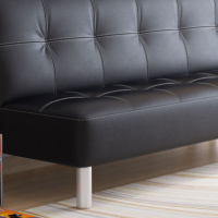 择木宜居 皮艺多功能折叠沙发 简约休闲沙发床 PU皮艺沙发床
