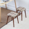 择木宜居 现代简约餐厅餐椅时尚休闲椅家用创意实木椅子凳子