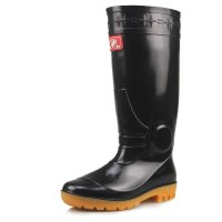 双星DSA096 双星男装高筒水鞋 高筒防水雨靴加棉套四季通用雨鞋