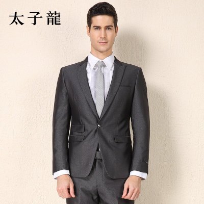 TEDELON/太子龙男装2015秋季新款男士商务休闲正装西服套装