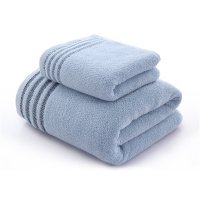 [浴巾+毛巾]图强套巾纯棉全棉成人儿童可用男女套装加大加厚