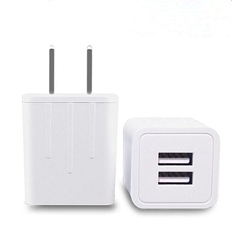 VIPin 苹果充电器双USB 2.1A 安卓便携手机USB电源适配器 iphone ipod充电头