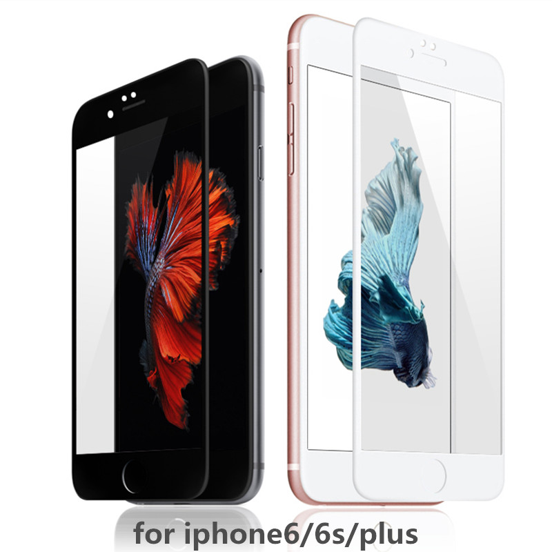 VIPin 适用苹果iphone 6/6s plus 全屏3D曲面钢化玻璃贴膜 3D钢化膜 6/6S plus全透贴膜高清大图