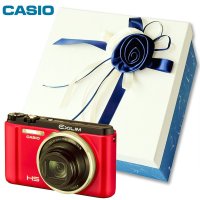 卡西欧(CASIO) EX-ZR1500(红) 数码相机WIFI卡优惠套餐