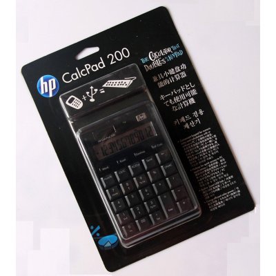 惠普HP Calcpad 200键盘计算器 数字小键盘 12位计算器