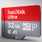 闪迪（SanDisk） tf卡32g 高速手机卡 class10 98M/S存储卡内存卡
