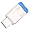 金士顿（Kingston）USB3.1优盘64G金属高速U盘 DT50 蓝色
