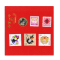 2016金猴纳福邮币册 猴年邮票 2016中国第二轮猴年纪念币 全新10元生肖贺岁流通币