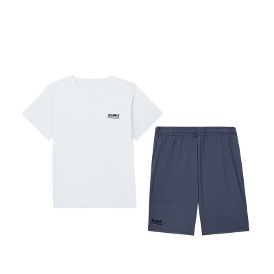 361°运动套装男夏季新款短袖短裤休闲运动服两件套跑步健身服T恤