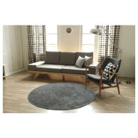 [Hanil Carpet]蓬松灰色地毯170圆形