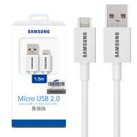 三星通用型Micro接口数据线 USB2.0 2A快充线 NOTE2 S4 S3 9500 手机原装充电数据线1.5米