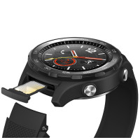 华为智能手表WATCH2 4G版男士蓝牙通话手表 单独sim卡 运动防水心率穿戴手环 4G版[碳晶黑]LEO-DLXX