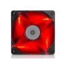 先马(SAMA) 游戏风暴(12CM) 12厘米彩色LED灯光 机箱散热风扇（红色） 机箱风扇