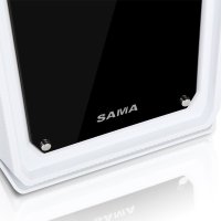 Sama/先马 坦克水冷台式机主机电脑防尘机箱下置电源USB3.0 白色