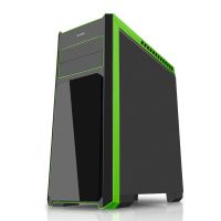 先马（SAMA）塞恩5（豪华版绿）电脑机箱 （U3/大侧透/SSD/轻松背线/长显卡）