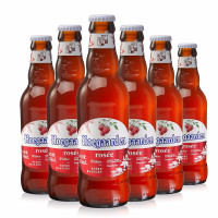 比利时风味啤酒 福佳玫瑰红果味啤酒248ml*6瓶