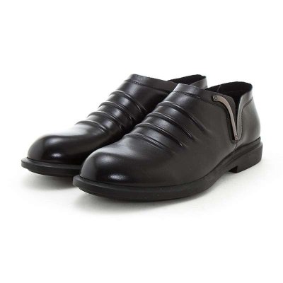 皮尔世绅时尚褶皱系带皮鞋G63411005