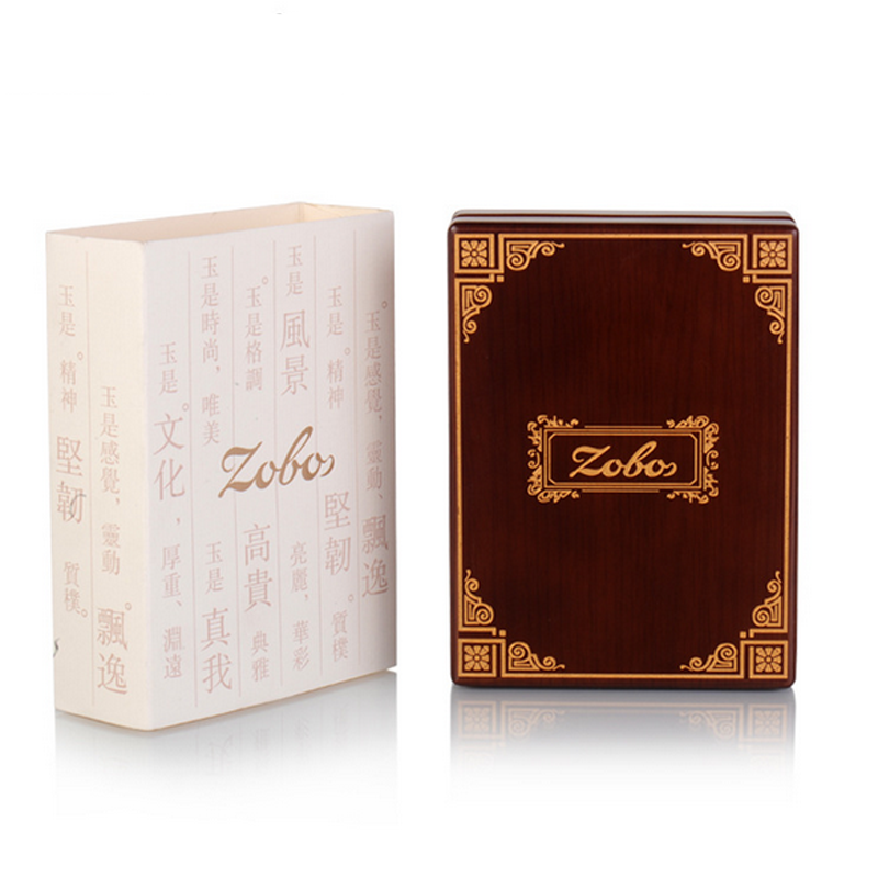 ZOBO正牌 石楠木+天然玉石烟嘴 拉杆过滤循环烟嘴礼盒包装送礼滤嘴