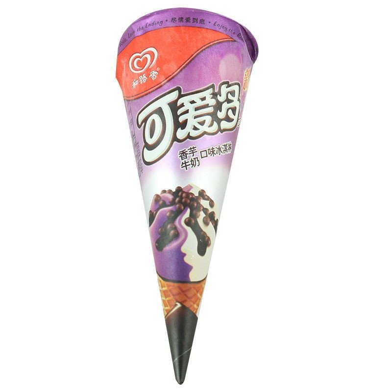 可爱多甜筒香芋口味冰淇淋雪糕5支起拍冻品冰棍满80元起3天内发bp