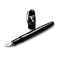 演绎（TALKSTORY）旅行者系列钢笔墨水笔手账钢笔礼品笔1笔+6彩墨囊套装黑色