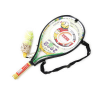 强力 铝合金儿童网球拍套装 儿童网拍+训练器 初级训练网球拍 568B