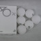 三维SANWEI 40+新材料无缝球 三星乒乓球 6个装