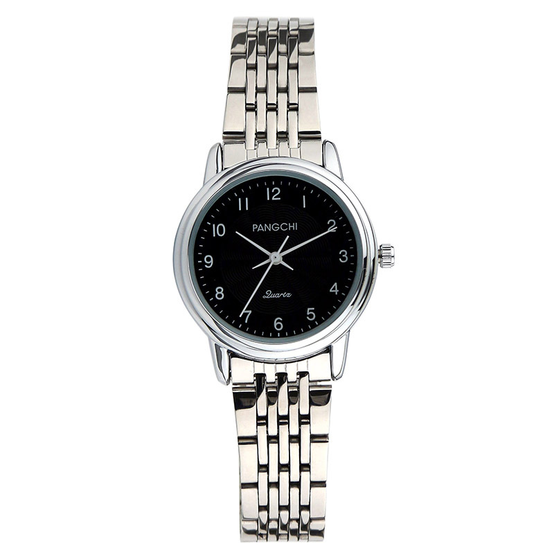 鹏志(PANGCHI)新款手表 简约韩版商务休闲皮带男表 时尚石英表 女士皮革腕表2265