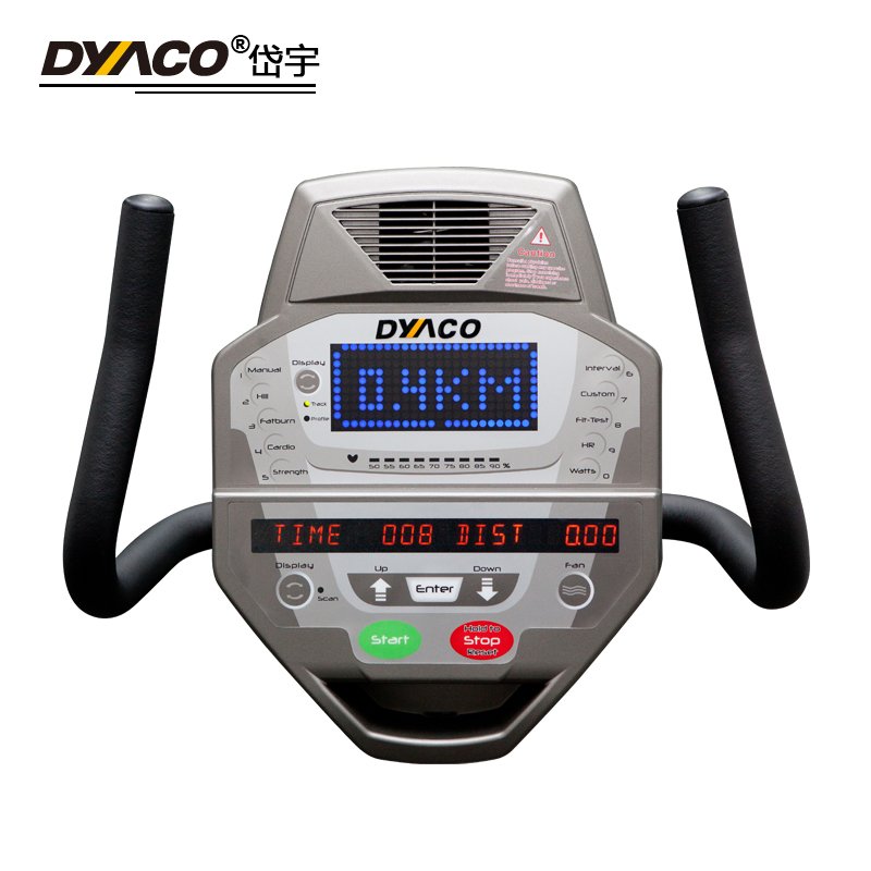 DYACO岱宇SR900整机进口有氧自发电商用卧式室内健身车静音脚踏车