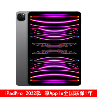 Apple iPad Pro 11英寸 2022年款 512GB 国行正品 深空灰 WLAN版 M2芯片 Liquid视网膜屏 学习娱乐办公平板电脑