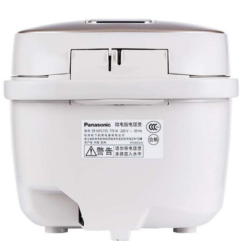 松下(Panasonic)SR-MFG185电饭煲钻石高导热 内锅 可拆卸内盖 多炊煮 全国联保