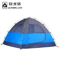 安戈洛正品户外3-4人双层帐防暴雨野外野营装备手搭帐篷