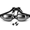 威玛斯 近视泳镜 电镀防雾泳镜 男女眼镜 平光透明泳镜 YDB80067
